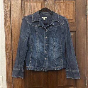 Coldwater Creek Classic Blue Denim Jacket